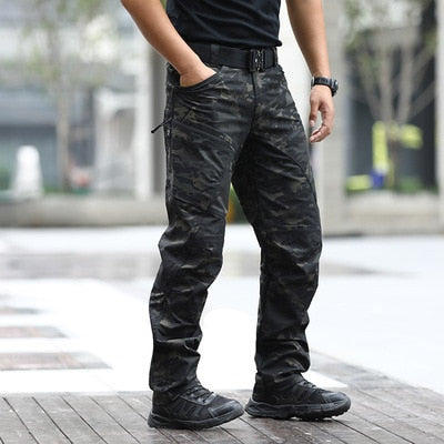 Cargo Pants Men Elastic Waterproof Army Tactical Military Hiking - Fabulous Trendy Items