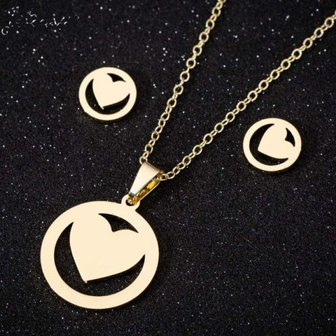 Star & Moon Pendant Necklace  Accessories - Fabulous Trendy Items