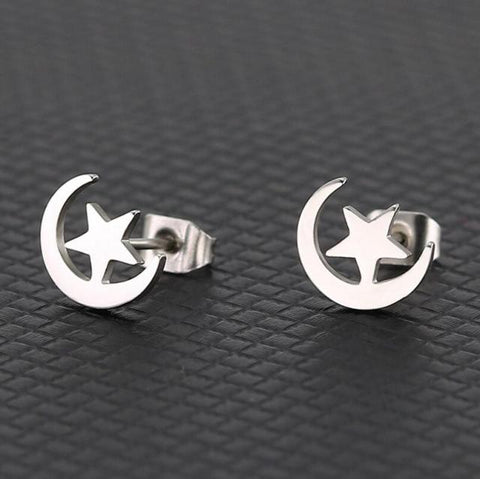 Star & Moon Pendant Necklace  Accessories - Fabulous Trendy Items