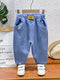 2021 Spring Kids Jeans Boys Girls Fashion Solid Jeans Children Jeans for Boys Casual Denim Pants Toddler High Quality 0-5 YEARS - Fabulous Trendy Items