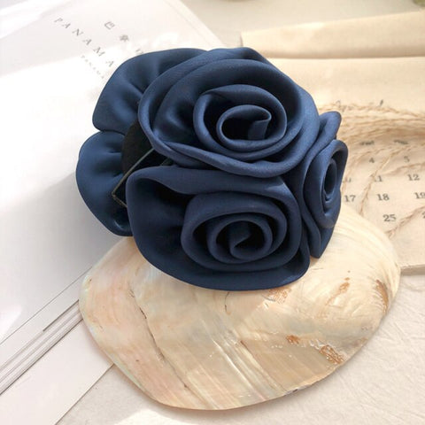 Resin Roses Flowers Hair Claws