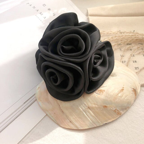 Resin Roses Flowers Hair Claws